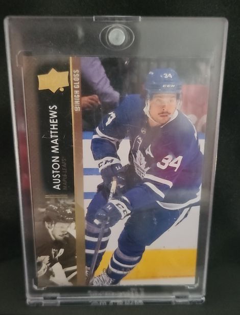 2021-22 Upper Deck Series 2 #418 Auston Matthews — front