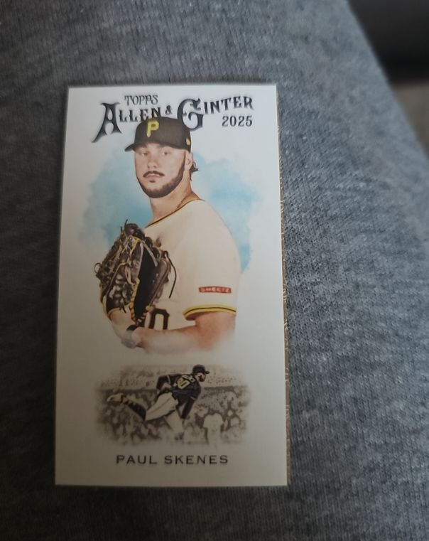 2025 Topps Allen & Ginter #N222-13 Paul Skenes — front