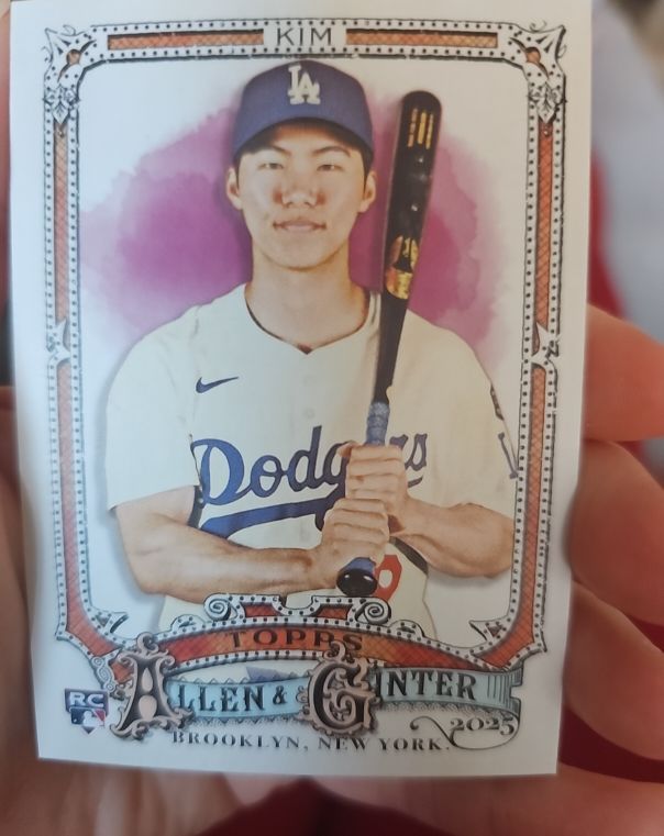 2025 Topps Allen & Ginter #71 Hyeseong Kim — front