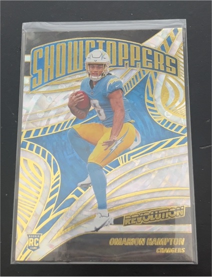 2025 Panini Revolution #24 Omarion Hampton Showstoppers — front