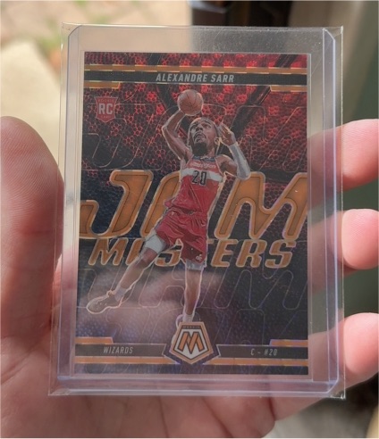 2024-25 Panini Mosaic Jam Masters #20 Alexandre Sarr Rookie — front