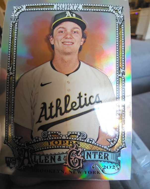 2025 Topps Allen & Ginter #296 Nick Kurtz — front