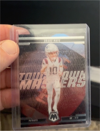 2025 Panini Mosaic Touchdown Masters #9 Drake Maye — front