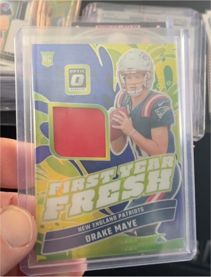 2024 Donruss Optic First Year Fresh #FYF-DM Drake Maye — front