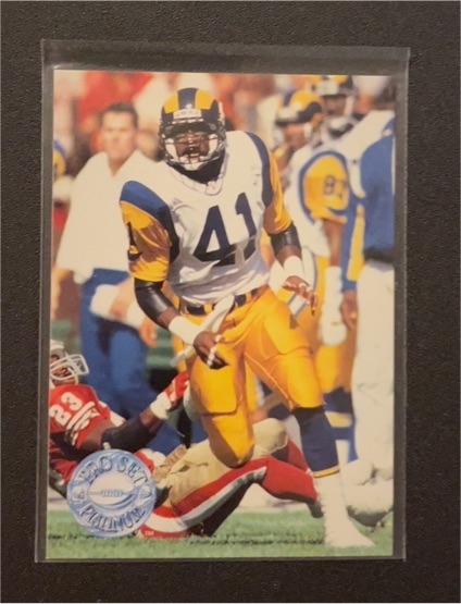 1991 Pro Set Platinum #296 Todd Lyght — front