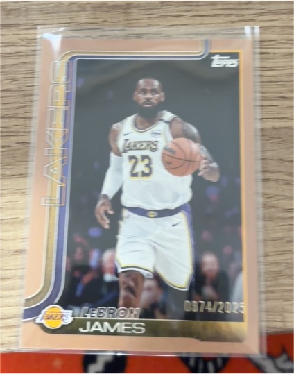 2025 Topps #150 LeBron James — front