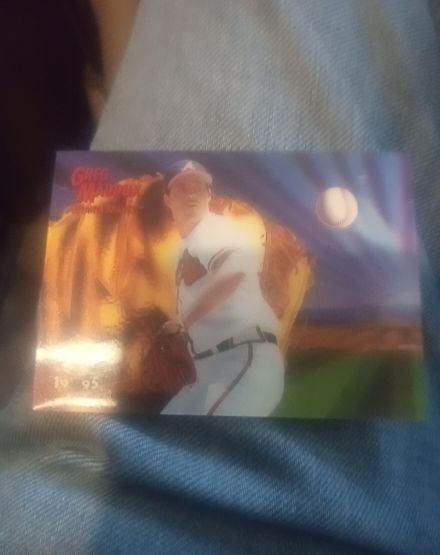 1995 Pinnacle Sportflix UC3 #61 Greg Maddux — front