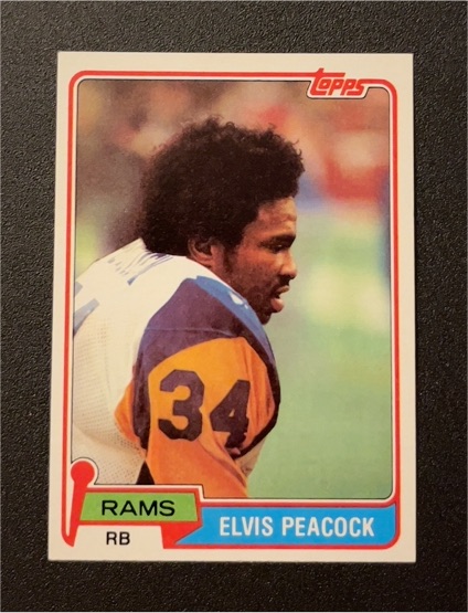 1981 Topps #514 Elvis Peacock — front