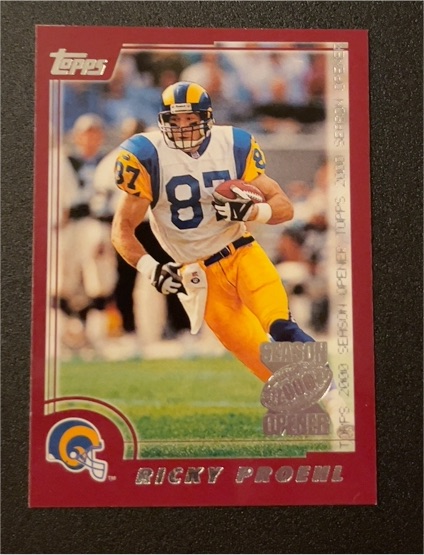 2000 Topps Season Opener #87 Ricky Proehl — front