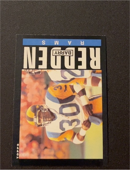 1985 Topps #85 Barry Redden — front