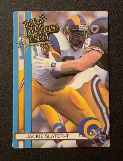 1990 Action Packed The All-Madden Team #10 Jackie Slater — front