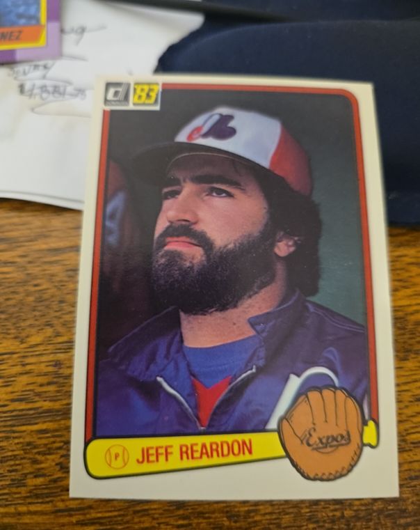 1983 Donruss #83 Jeff Reardon — front