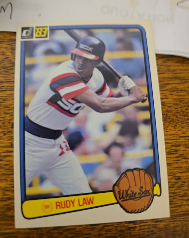 1983 Donruss #521 Rudy Law — front