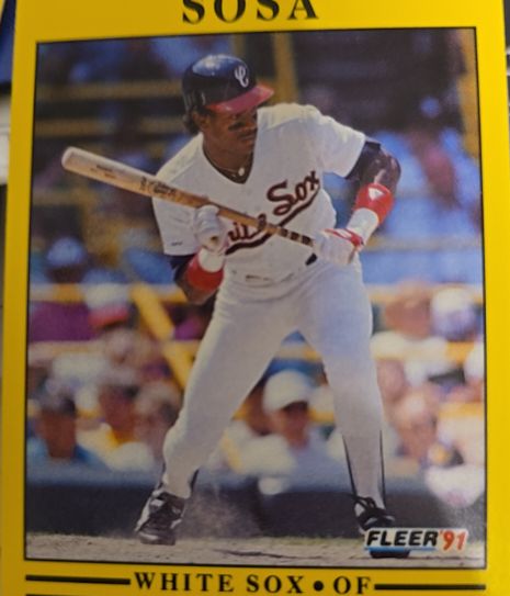 1991 Fleer #136 Sammy Sosa — front
