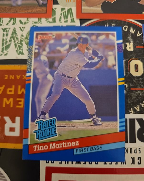 1991 Donruss #28 Tino Martinez Rated Rookie — front