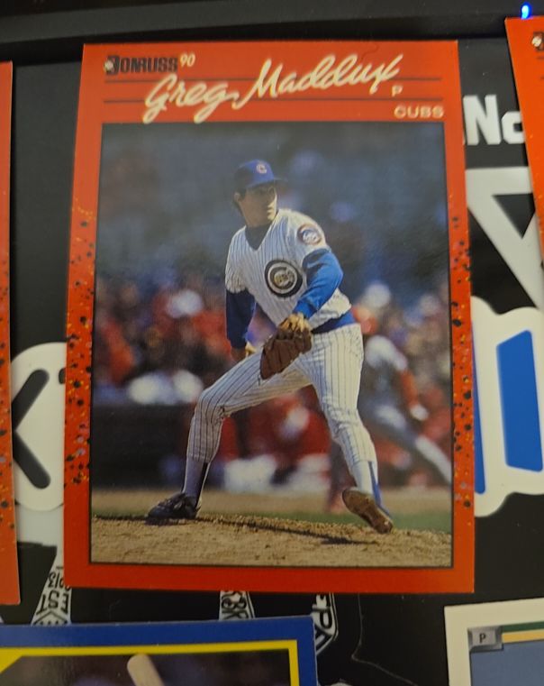 1990 Donruss #158 Greg Maddux Chicago Cubs — front