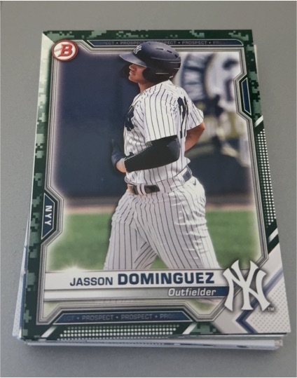 2021 Bowman Prospects #BP-13 Jasson Dominguez — front