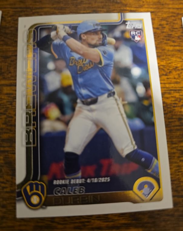 2025 Topps Update #US59 Caleb Durbin — front