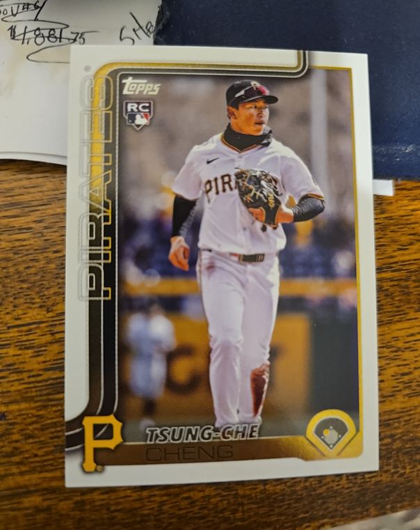 2025 Topps Update #US72 Tsung-Che Cheng — front