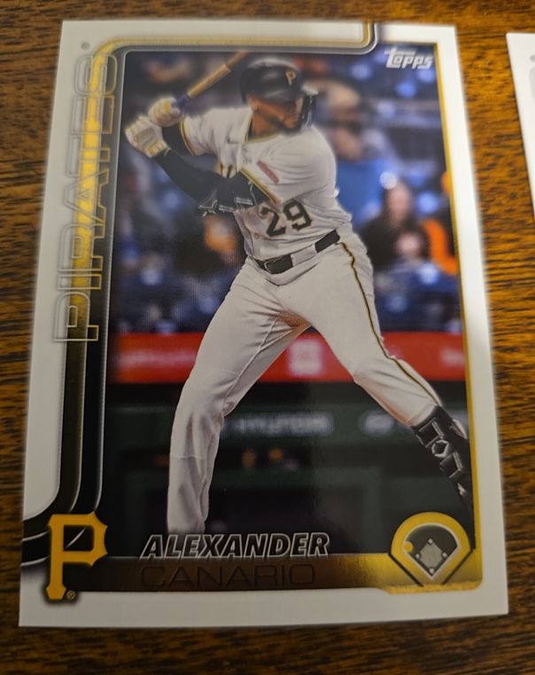 2025 Topps #PIRATES Alexander Canario — front