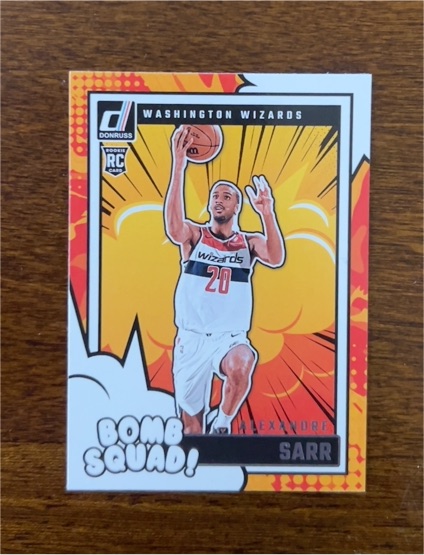 2024-25 Panini Donruss Bomb Squad #9 Alexandre Sarr — front