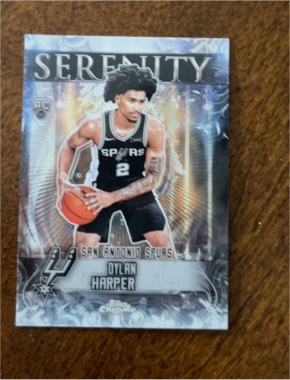 2025-26 Topps Chrome #SY-12 Dylan Harper Serenity Rookie — front