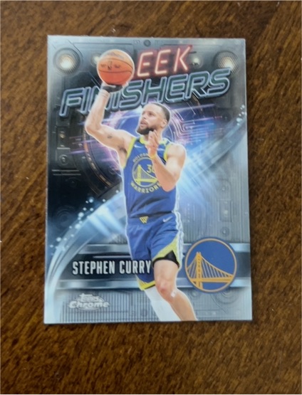 2025-26 Topps Chrome #SF-1 Stephen Curry Sleek Finishers — front