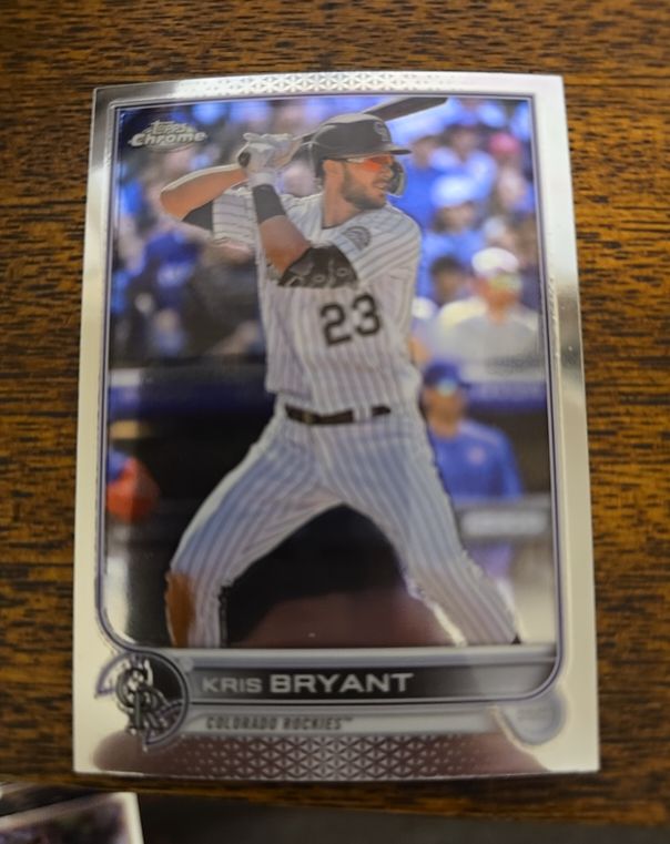2022 Topps Chrome Update #USC63 Kris Bryant — front