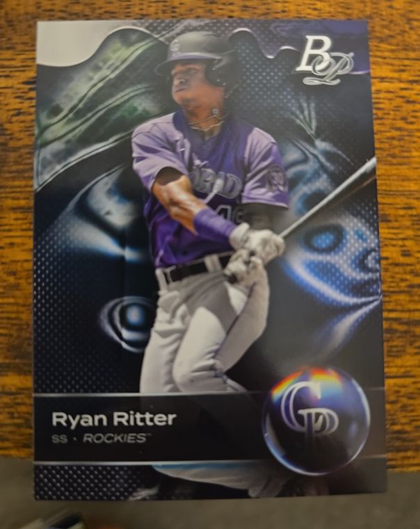 2023 Bowman Platinum #TOP-21 Ryan Ritter — front