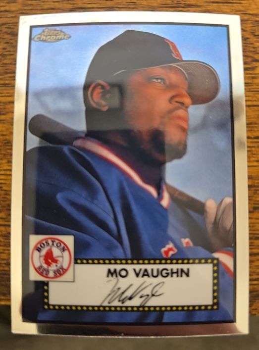 2021 Topps Chrome Platinum Anniversary #529 Mo Vaughn — front