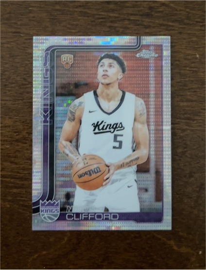 2025-26 Topps Chrome #274 Nique Clifford — front
