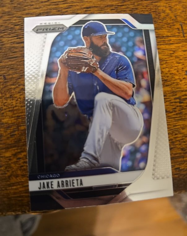 2025 Panini Prizm #181 Jake Arrieta Chicago Cubs Baseball — front