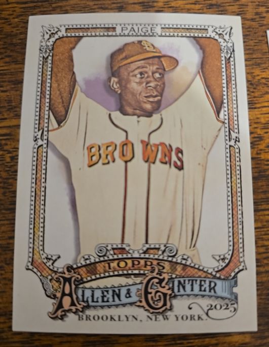 2025 Topps Allen & Ginter #57 Satchel Paige — front