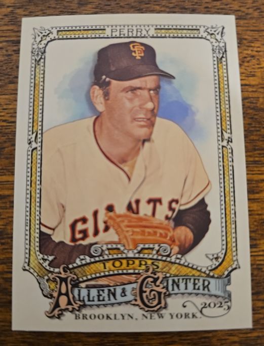 2025 Topps Allen & Ginter #305 Gaylord Perry — front