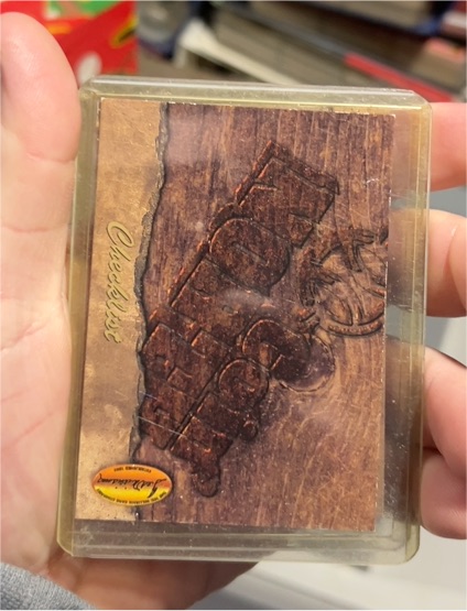 1994 Ted Williams #ES9 Checklist Roger Maris: Etched in Stone — front