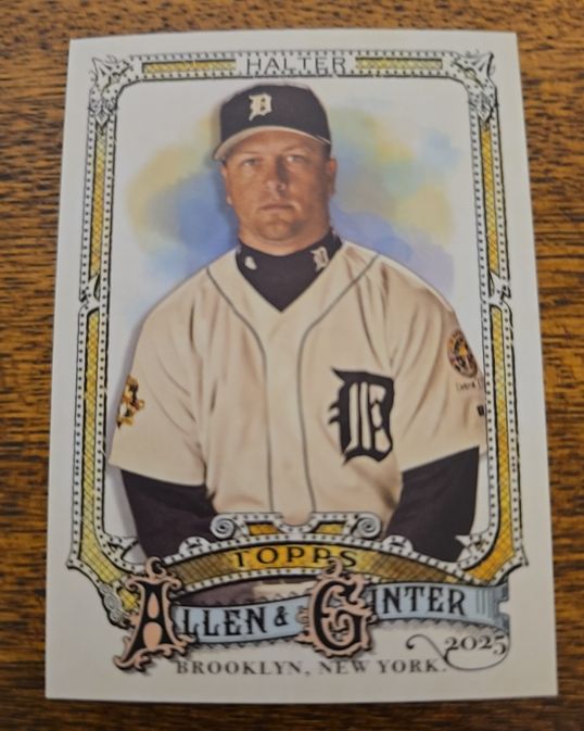 2025 Topps Allen & Ginter #289 Shane Halter Detroit Tigers — front