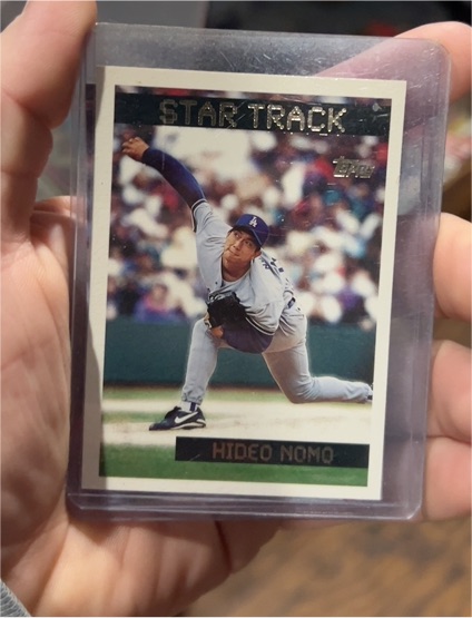 1995 Topps Traded & Rookies #40T Hideo Nomo — front