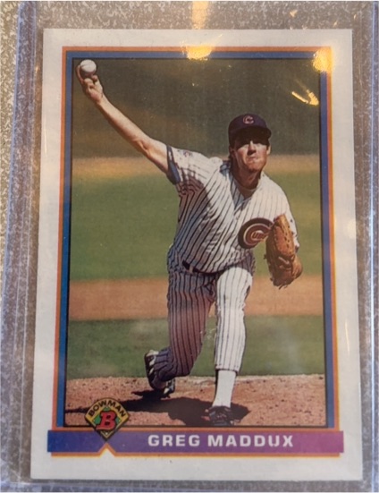 1991 Bowman #426 Greg Maddux — front