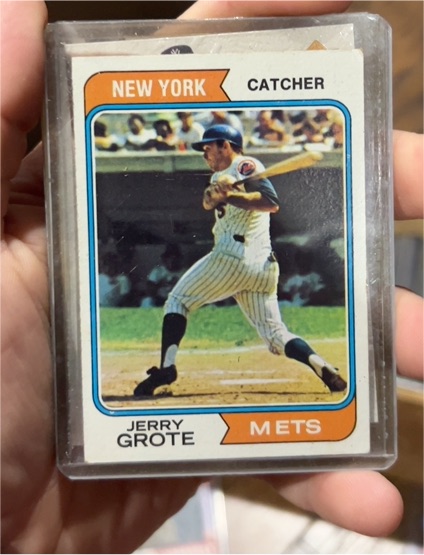 1974 Topps #311 Jerry Grote — front