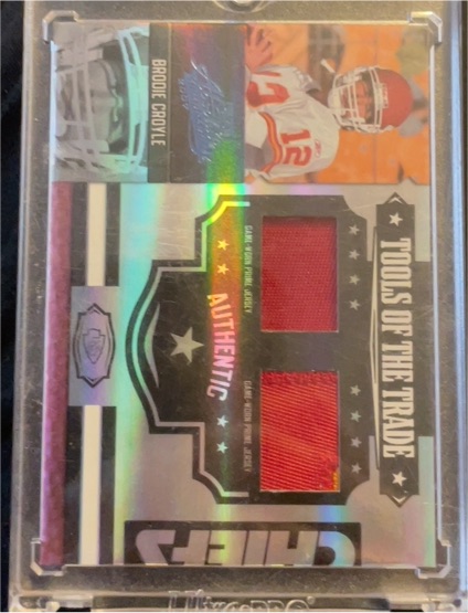 2007 Playoff Absolute Memorabilia Tools Of The Trade #TOT-12 Brodie Croyle — front