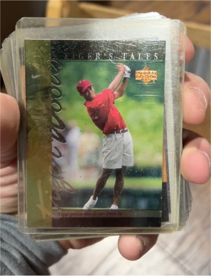2001 Upper Deck Tiger's Tales #TT7 Tiger Woods — front