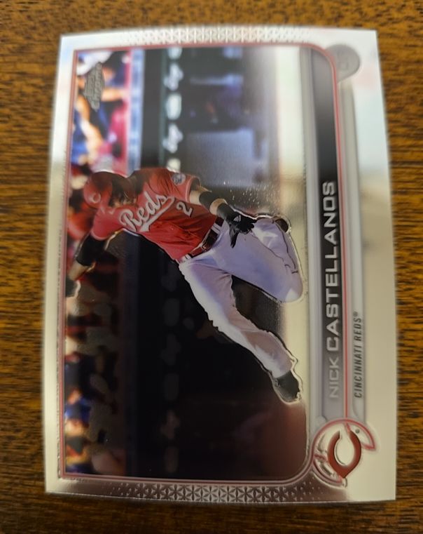 2022 Topps Chrome #4 Nick Castellanos — front