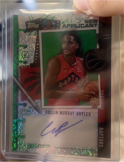 2025-26 Topps New Applicants Autographs Collin Murray-Boyles #NA-CM — front