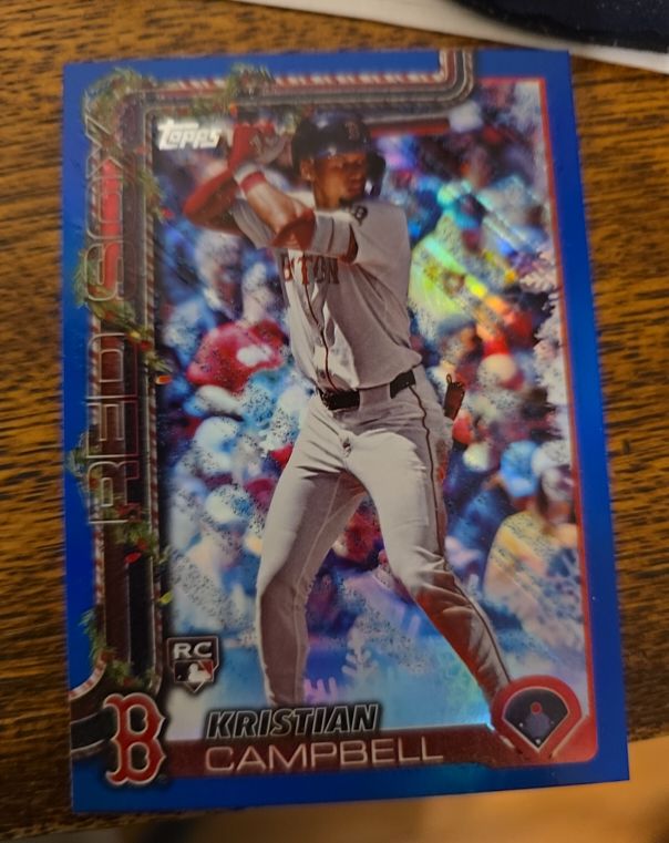 2025 Topps Holiday #H103 Kristian Campbell — front