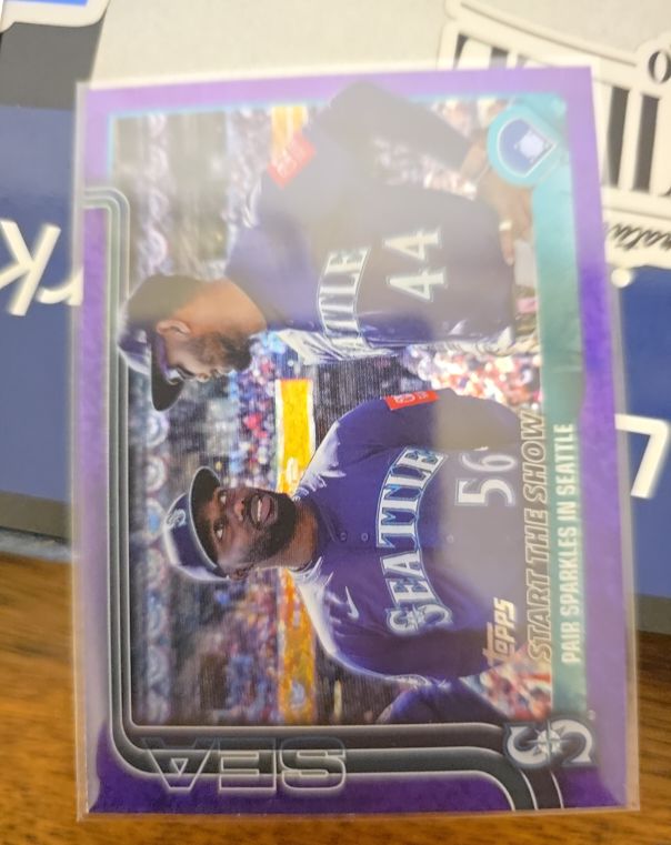 2025 Topps Update #US244 Start The Show Julio Rodríguez / Randy Arozarena — front