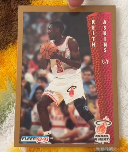 1992-93 Fleer #366 Keith Askins — front