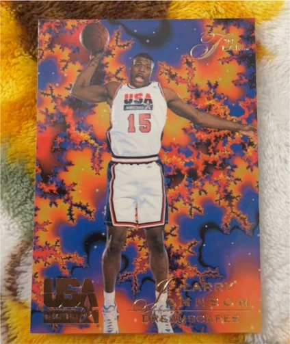 1994 Flair USA #40 Larry Johnson — front