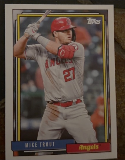 2021 Topps Update 1992 Topps Redux #T92-3 Mike Trout — front