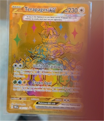 2016 Pokémon TCG Prismatic Evolutions #180 Terapagos ex — front