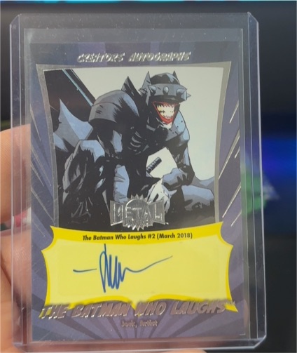 2025 Upper Deck Metal Universe #CA-JK The Batman Who Laughs Creators Jock Auto — front